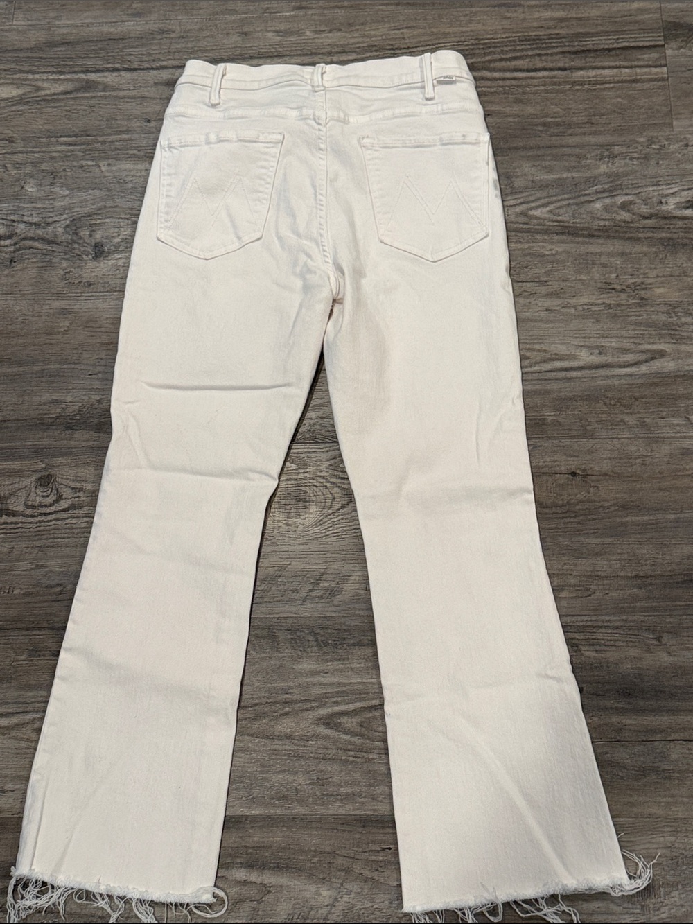 Mother Hustler Ankle Fray Fairest of Them All Jeans Size 30 - Picture 11 of 15